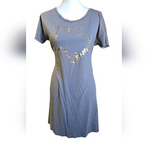 Alternative Gray Tee with Gold Texas Design